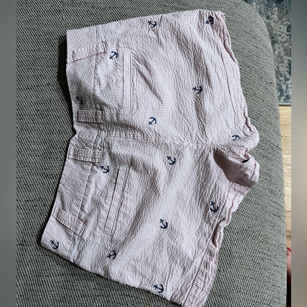 J Crew Pink Seersucker Shorts-cityfit SIZE 6